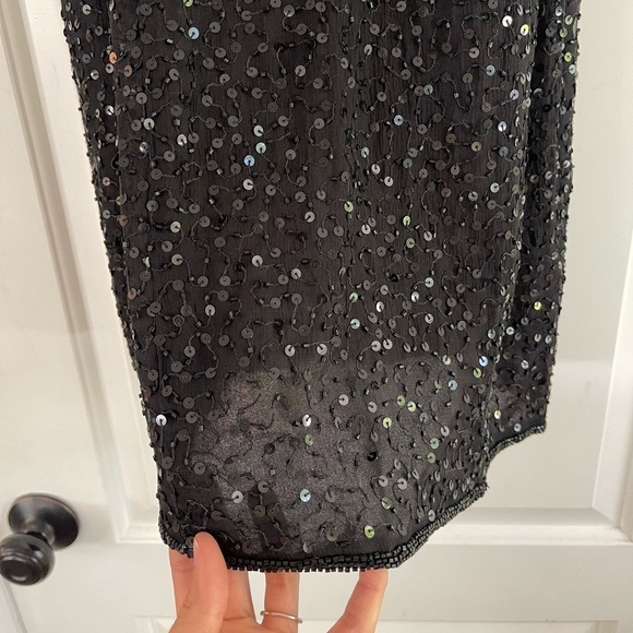 Gorgeous Vintage Stenay Beaded Silk Halter Dress - 6 - Picture 2 of 9